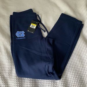 UNC lacrosse team issued sweat pants